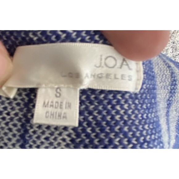 NWT! J.O.A. Sweater Skirt Size Small Blue Wool Blend Stretch Flare Fall Office - Picture 9 of 9